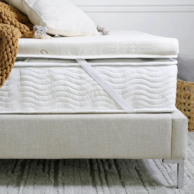 Refined Saatva Graphite Memory Foam Mattress Topper Classic