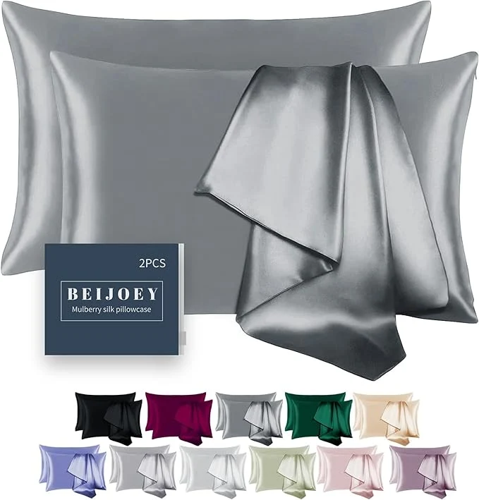 Verified Mulberry Silk Pillowcase 2 Pack Smart