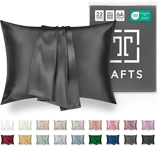 Fine TAFTS 22mm Pure Mulberry 6A Silk Pillowcase User-Friendly