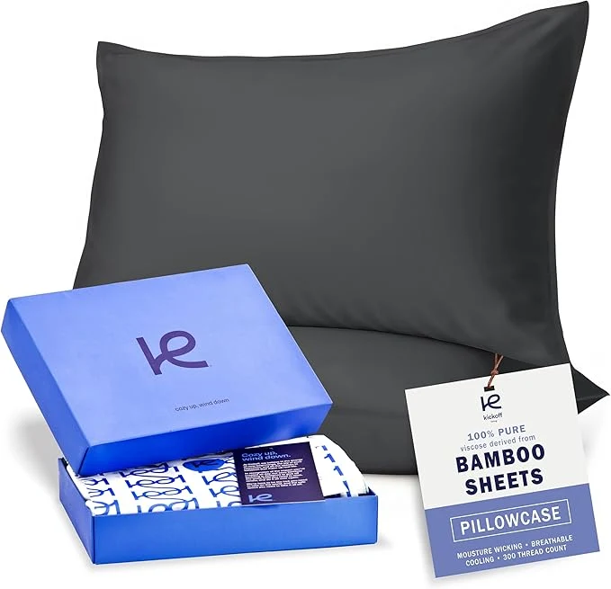 Unique Kickoff Viscose Bamboo Pillowcase Organic Hidden Zippered Viscose Bamboo Official