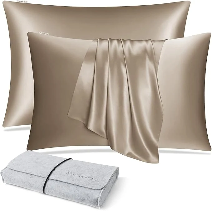 Flexible DISANGNI Natural Mulberry Silk Pillow case Green