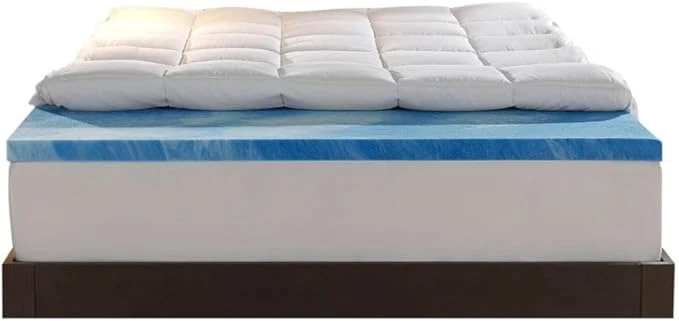 Fashionable Sleep Innovations Dual Layer 4 Inch Memory Foam Mattress Topper California Healthy