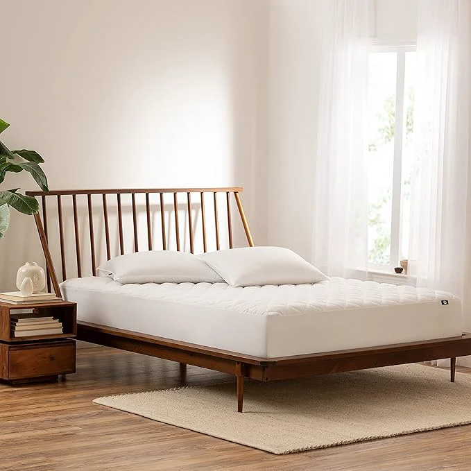 Original Design SERTA Power Clean Triple Action Quilted Soft Waterproof Mattress Pad Protector Long-Lasting