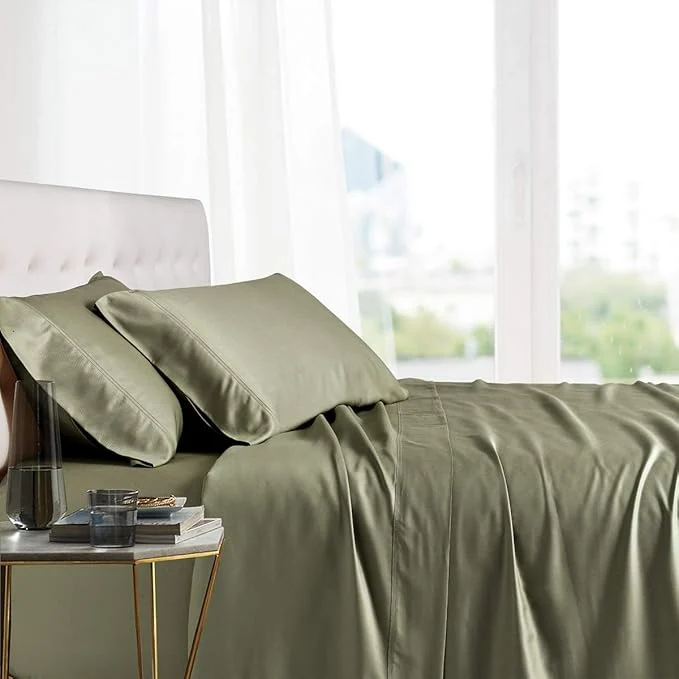 Trusted Royal Hotel Bedding Natural Viscose Made from Bamboo Sheets Soft Cooling Lightweight