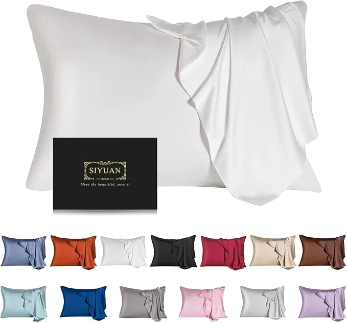 Exclusive Mulberry Silk Pillowcase for Hair and Skin Queen Size Cooling Silk Pillow Case Contemporary