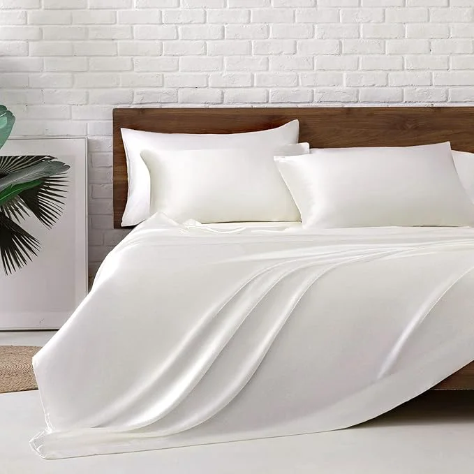 Unique MR HM Satin Bed Sheets King Size Sheets Set Optimized