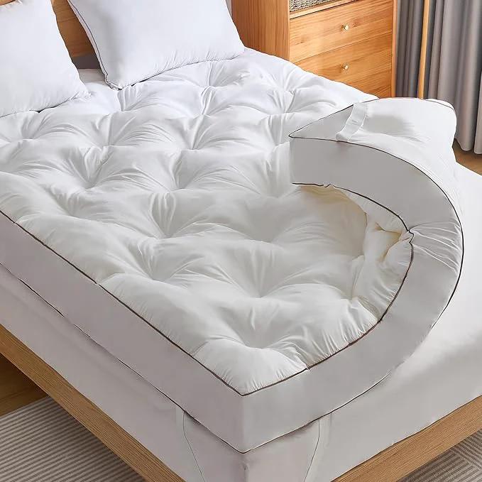 Reliable WhatsBedding 4 Inch Memory Foam Mattress Topper King Size High-Grade