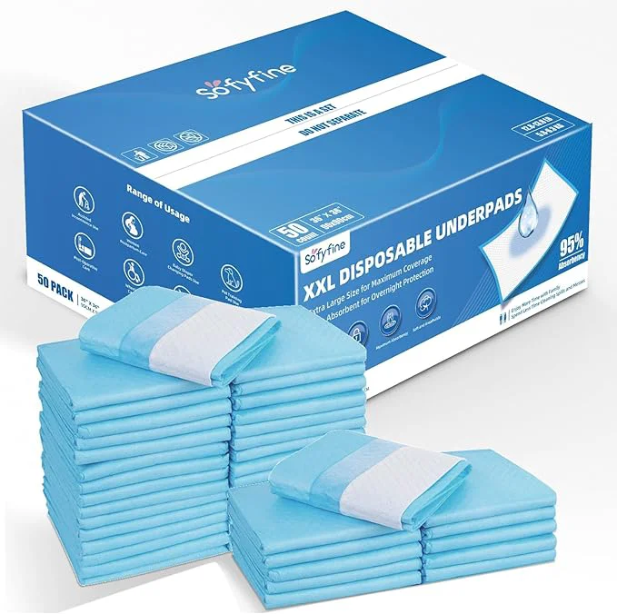 Refined SOFYFINE 100 Count Extra Large Chucks 36 x36 Thicken Elderly Adults Fine