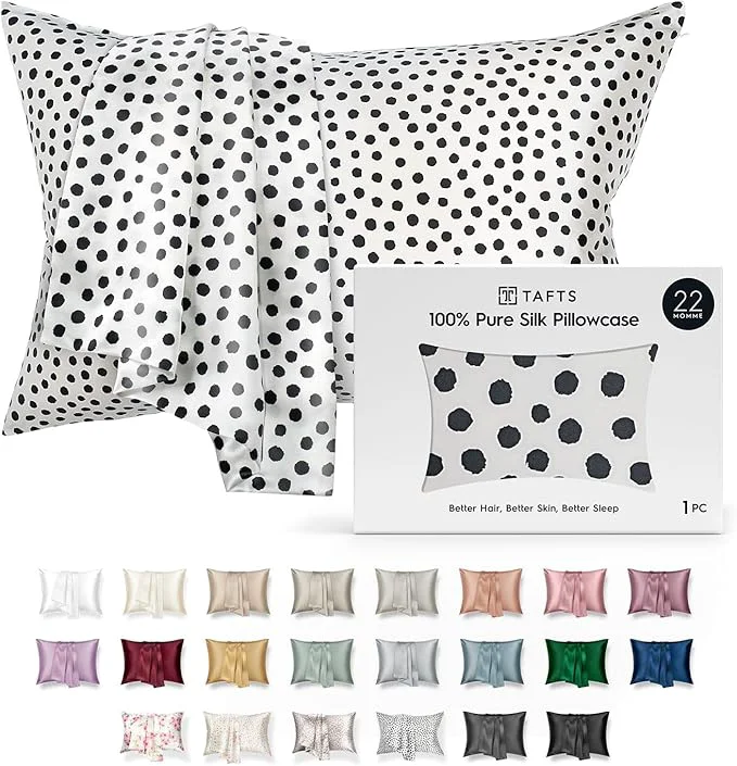 Easy-to-Use TAFTS 22mm Pure Mulberry 6A Silk Pillowcase Excellent