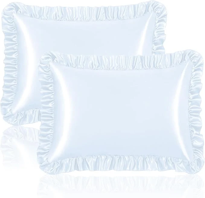 Authentic Homiest Ruffle Satin Pillowcase Flexible