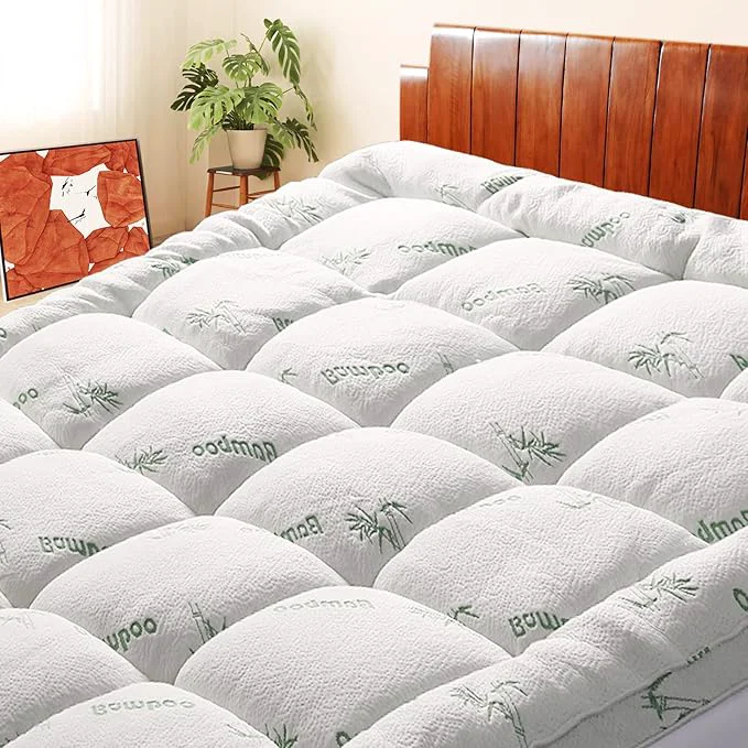 User-Friendly Mattress Topper Queen Size Cooling Extra Thick Breathable Viscose Made from Consistent