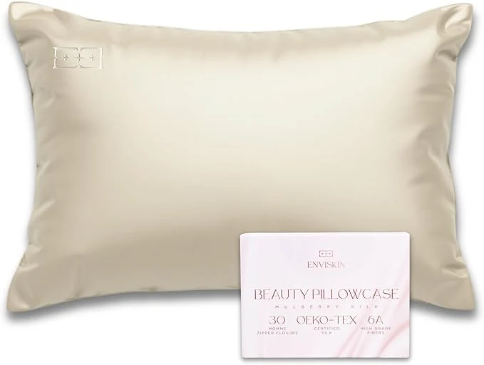 Artisan Mulberry Silk Pillowcase Infused Detailed