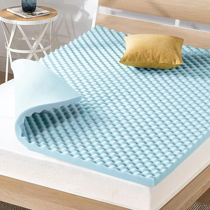 Outstanding Price Mattress 2 Inch Egg Crate Memory Foam Mattress Topper Cooling Gel Classic