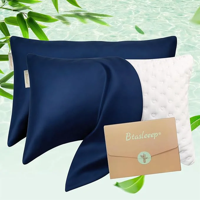 Unique Cooling Curved Pillowcase for Side Sleeper Pillow Sustainable