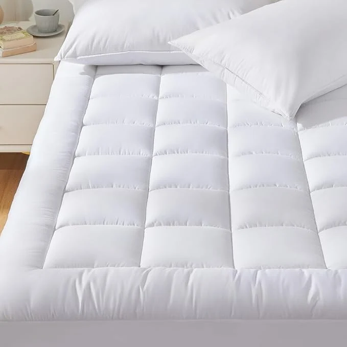 Efficient CozyLux King Size Mattress Pad Pillow Top Cotton Cooling Mattress Topper 8-21 Exclusive