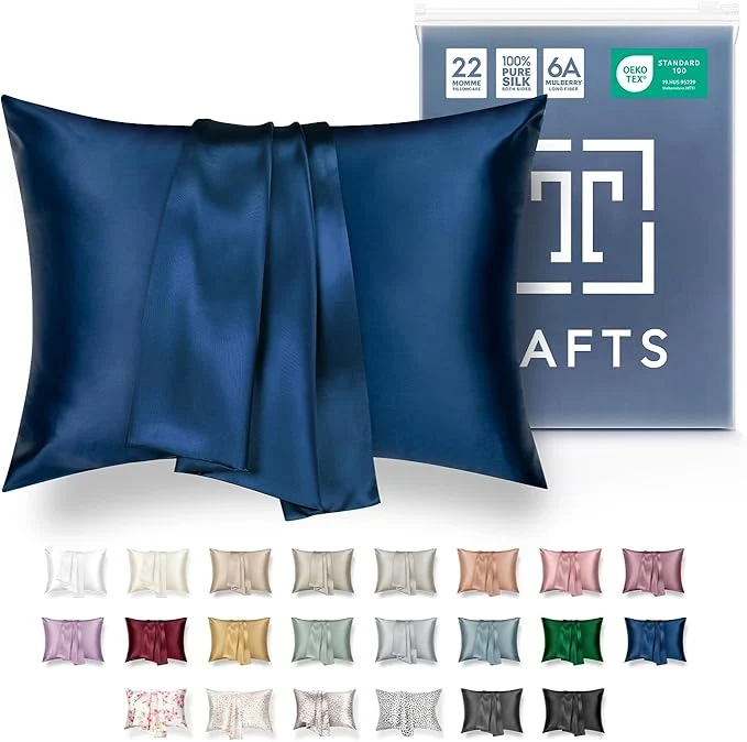 Proven Tafts Pillow Cases – 22mm Pure Mulberry 6A Silk Pillowcase Breathable
