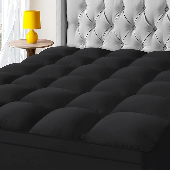 Outstanding KAYFIA TwinXL Mattress Topper Extra Thick Mattress Pad Cover Reusable