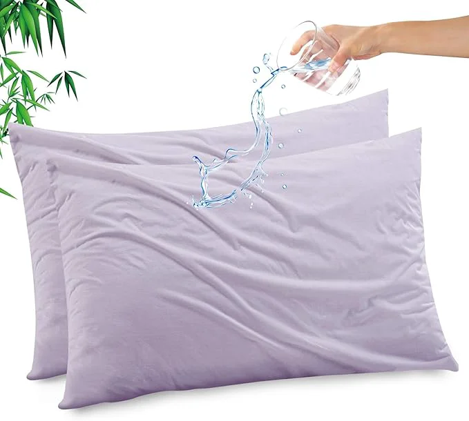 Trendy Gogreen Bamboo Rayon Waterproof Pillow Protector Breathable Pillow Cover Powerful