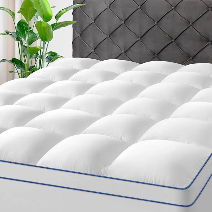 Top-Quality Queen Mattress Topper Extra Thick Mattress Pad Cover Recyclable