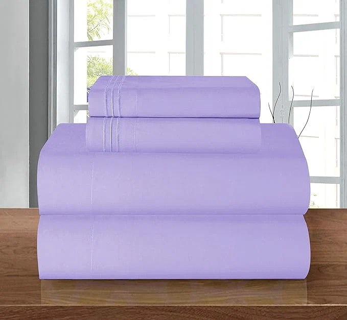 Practical Elegant Comfort Luxury 1500 Premium Hotel Quality Microfiber 4-Piece Sheet Set Carefully Designed