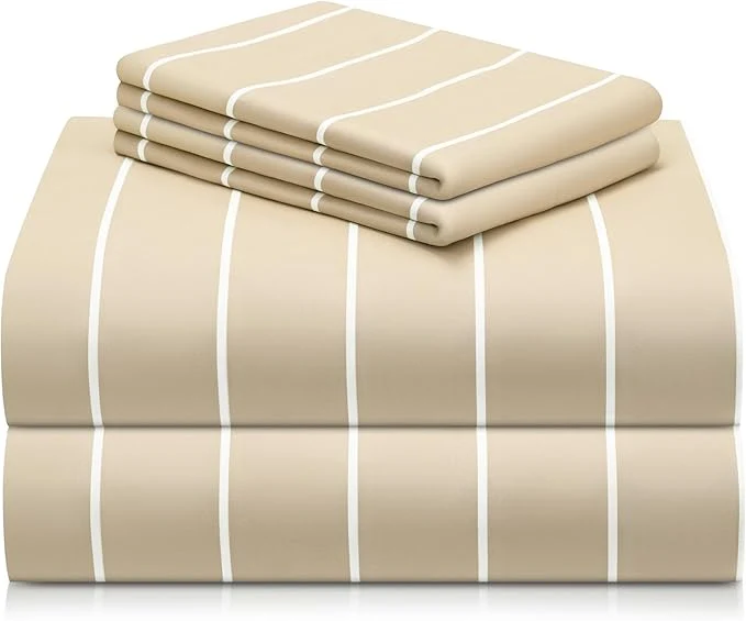 Functional LuxClub 4 PC Queen Size Sheet Set Breathable Luxury Bed Sheets Deep Pockets Advanced