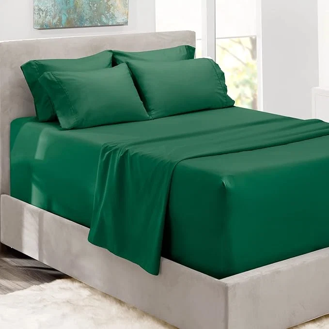Flexible Hearth Harbor Bed Sheets Luxury Soft 6 Piece Bed Sheet Set Extra Deep Pocket Trusted