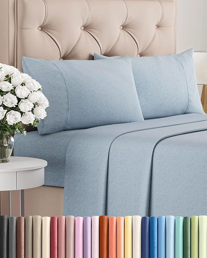 Breathable Twin 4 Piece Sheet Set Smart