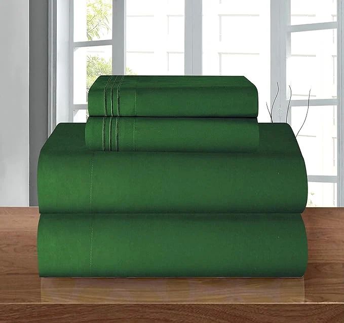 Specialty Elegant Comfort Luxury 1500 Premium Hotel Quality Microfiber 4-Piece Sheet Set Pure