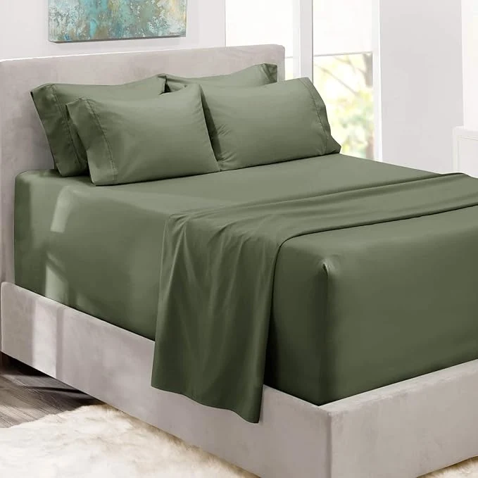 Trusted Hearth Harbor Bed Sheets Luxury Soft 6 Piece Bed Sheet Set Extra Deep Pocket Relaxed