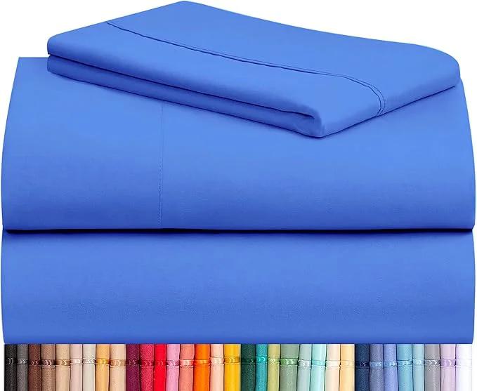 Outstanding LuxClub 3 PC Twin Sheet Set Deep Pockets Wrinkle Cooling Bed Sheets Hotel Refined