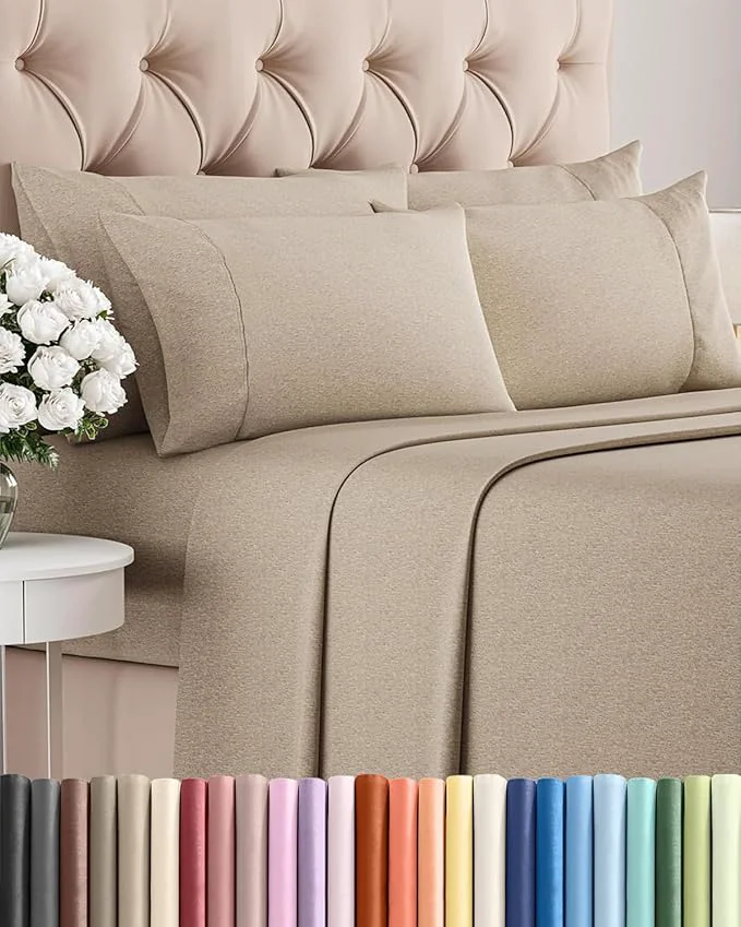 Authentic King 6 Piece Sheet Set Quality
