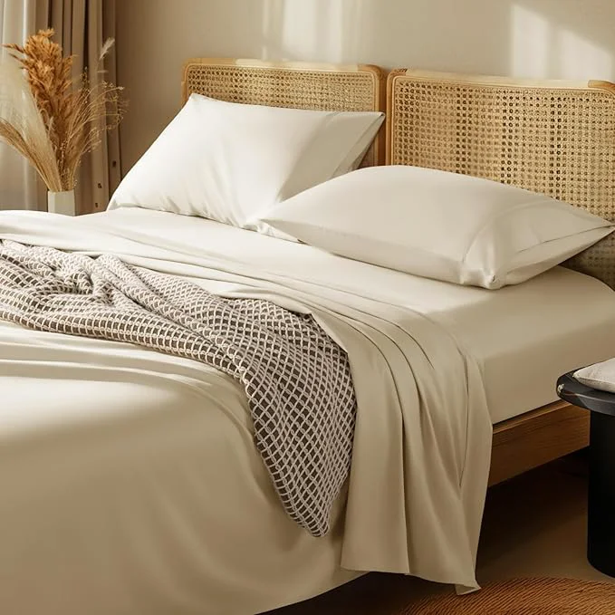 Powerful LBRO2M 1000 Thread Count Egyptian Cotton Sheets Set Twin XL 3 Piece Sets Fine Crafted