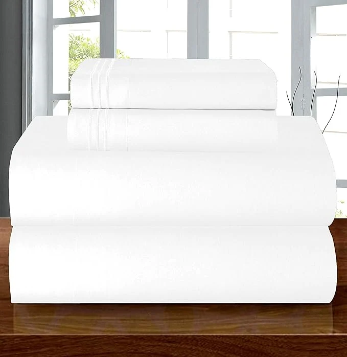Safe Elegant Comfort Luxury Quality Microfiber 5-Piece 1500 Premium Hotel Sheet Smooth