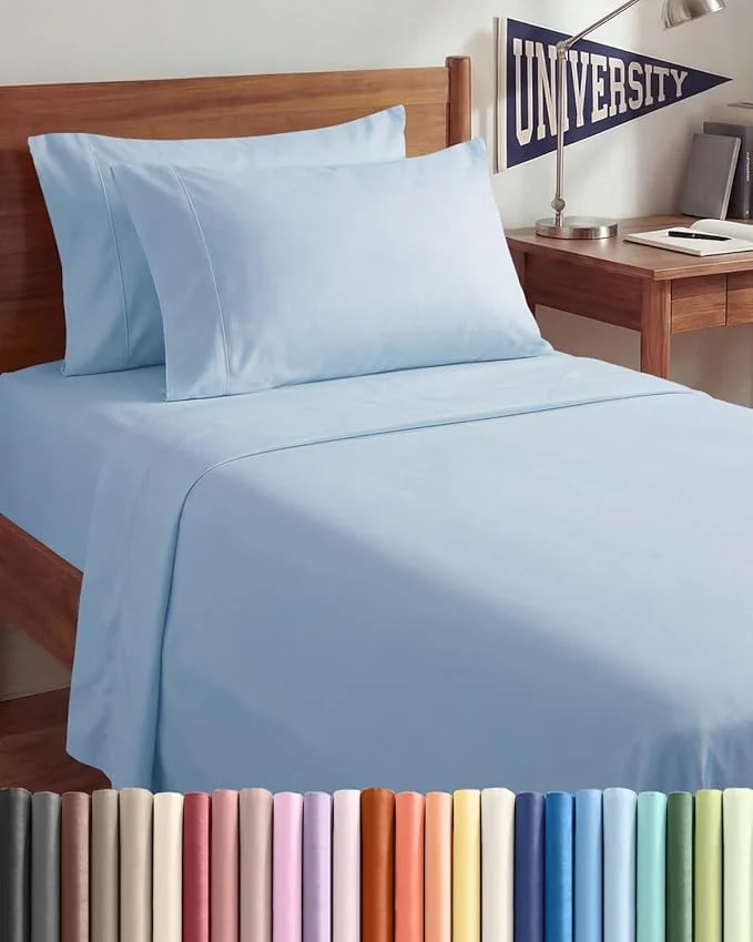 High-End Twin XL 4 Piece Sheet Set Crafted