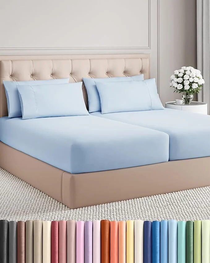 Next-Generation Split King 7 Piece Sheet Set High-Grade