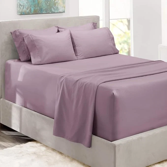 Hearth Harbor Bed Sheets Luxury Soft 6 Piece Bed Sheet Set Extra Deep Pocket Proven