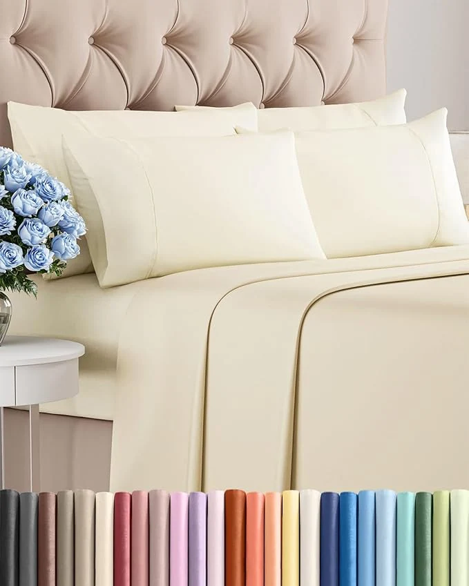 Professional King 6 Piece Sheet Set Premium Material