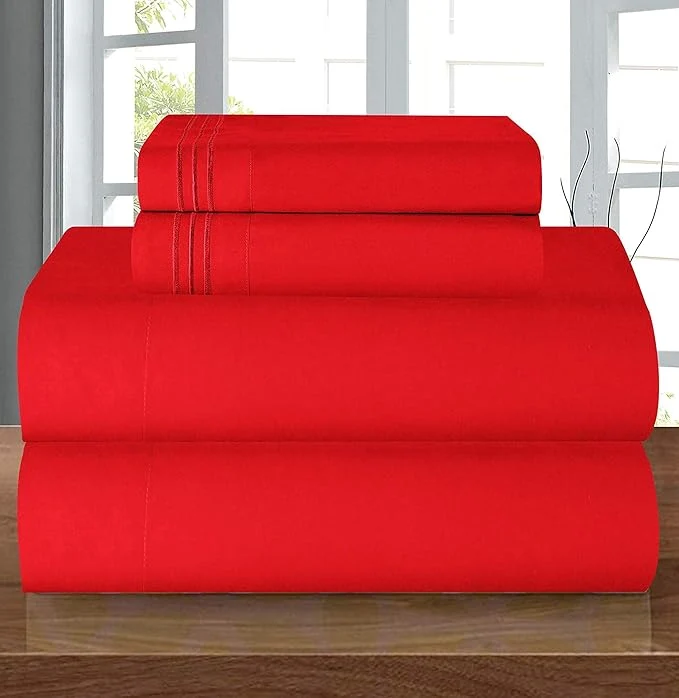 Refined Elegant Comfort Luxury Soft 1500 Premier Egyptian 4-Piece Premium Hotel Quality Innovative