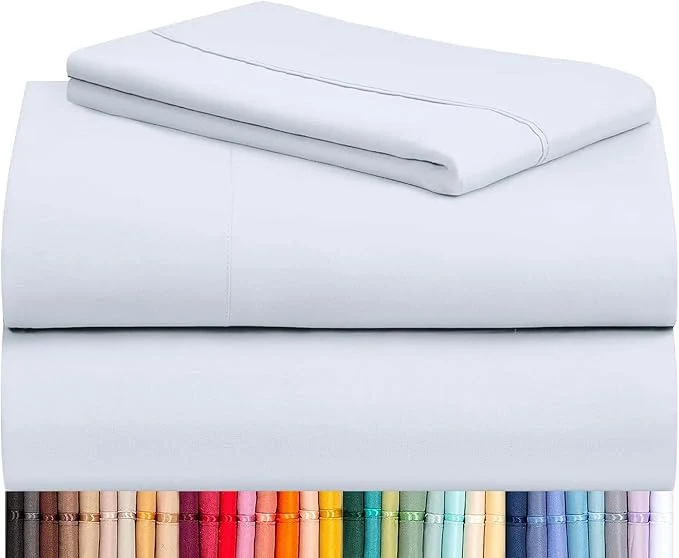 Luxury LuxClub 3 PC Twin XL Sheet Set Deep Pockets Wrinkle Cooling Bed Sheets Healthy