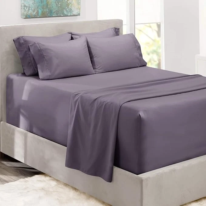 Sustainable Hearth Harbor Bed Sheets Luxury Soft 6 Piece Bed Sheet Set Extra Deep Pocket Selected