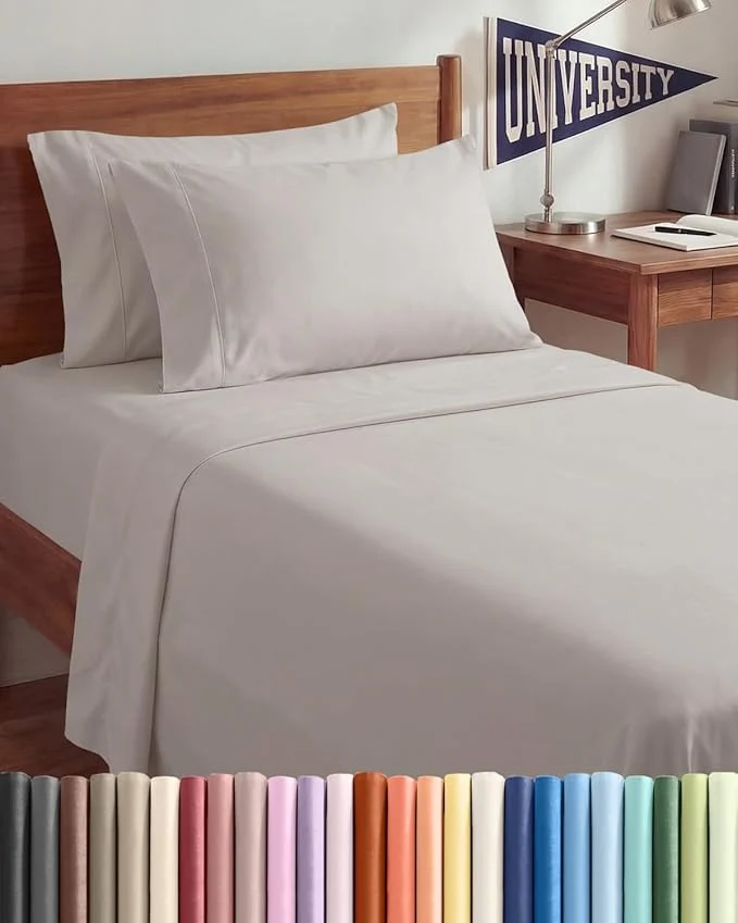 Professional Twin XL 4 Piece Sheet Set Trendy