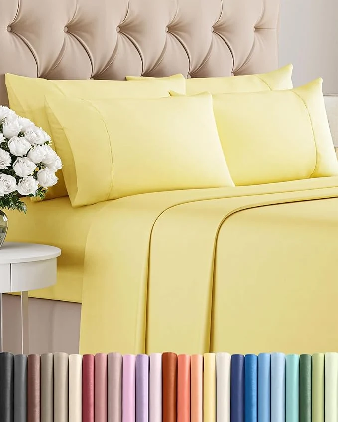 Verified Queen 6 Piece Sheet Set Convenient