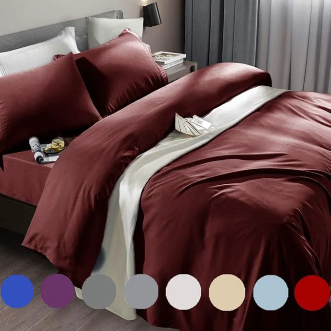 First-Class SONORO KATE Bed Sheet Set Super Soft Microfiber 1800 Thread Count Luxury Clean