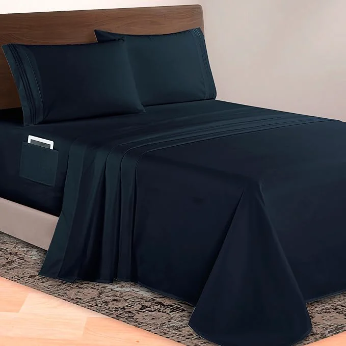 Relaxed Elegant Comfort Luxurious 1500 Premium Hotel Quality Microfiber 4-Piece Sheet Specialty