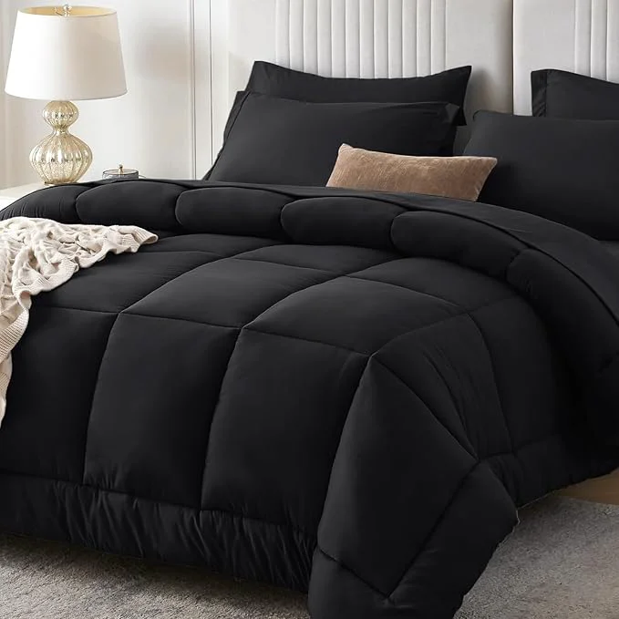 Original Design Sasttie Oversized King Comforter Set 7 Pieces Extra Large Bed in a Bag Authentic