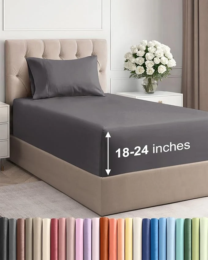 Unique Extra Deep Twin Sheet Set Fashionable