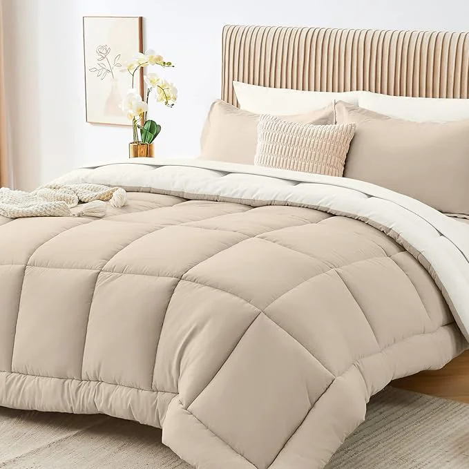Prestigious Sasttie Full Size Comforter Sets 7 Pieces Reversible Bed in a Bag Full Classic