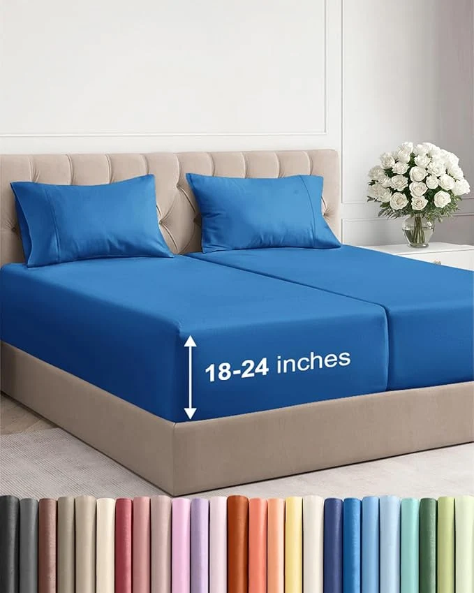 Elegant Extra Deep Split King Sheet Set Exclusive