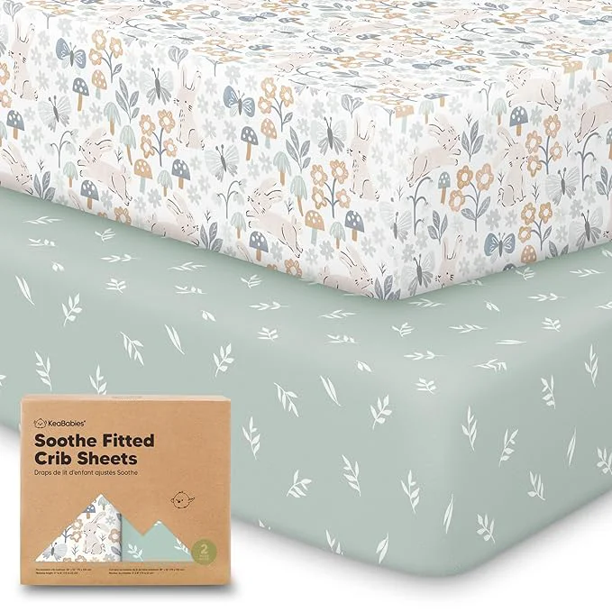 Long-Lasting KeaBabies 2-Pack Organic Crib Sheets Optimized