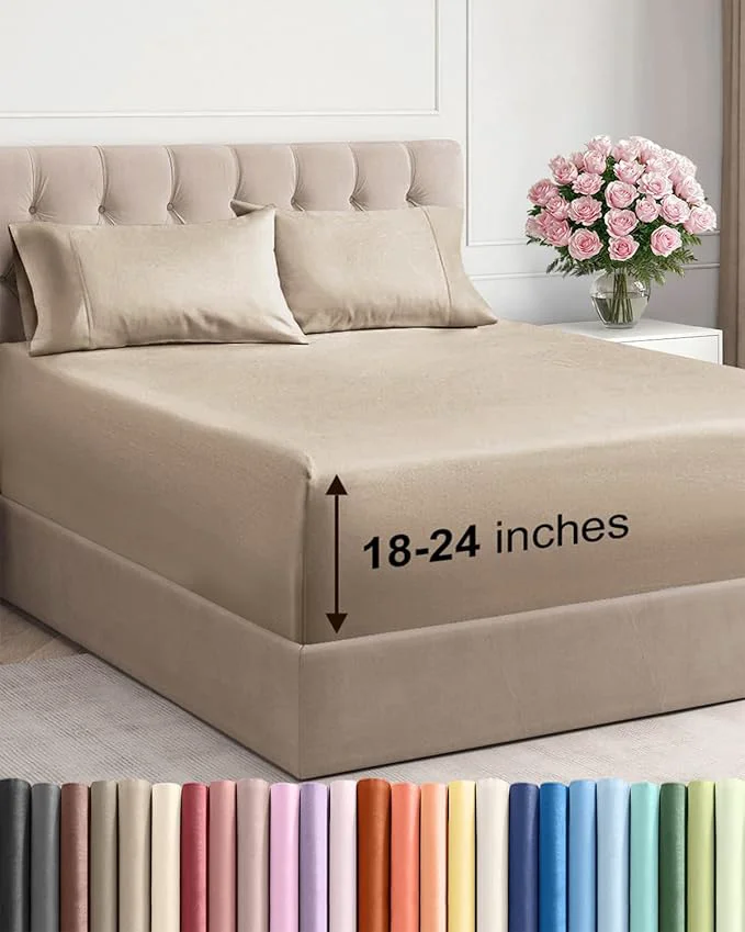 Premium Extra Deep King Sheet Set Genuine